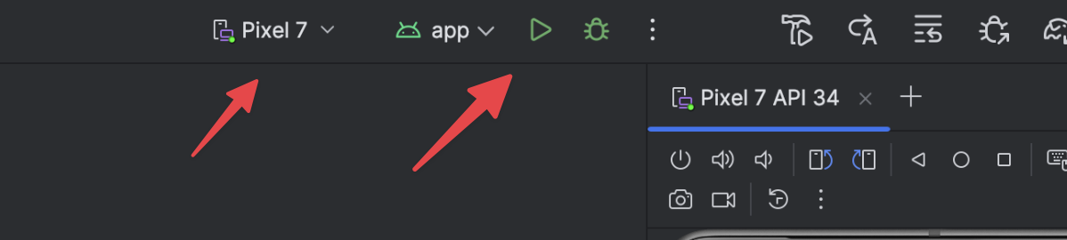 Run an emulator in Android Studio