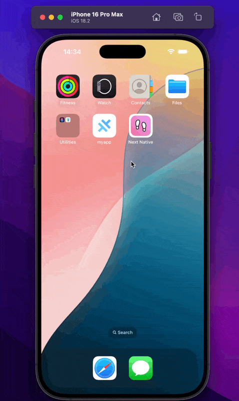 Splash screen